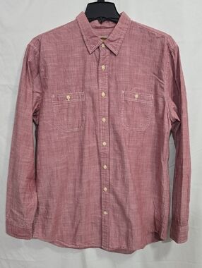 The Foundry Supply Co. Mens XLT Red w/ White Stitching Button-Down Chest Pockets